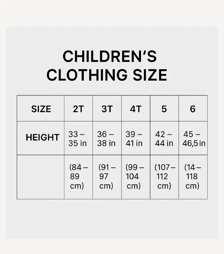 Kids' Measurement Guide